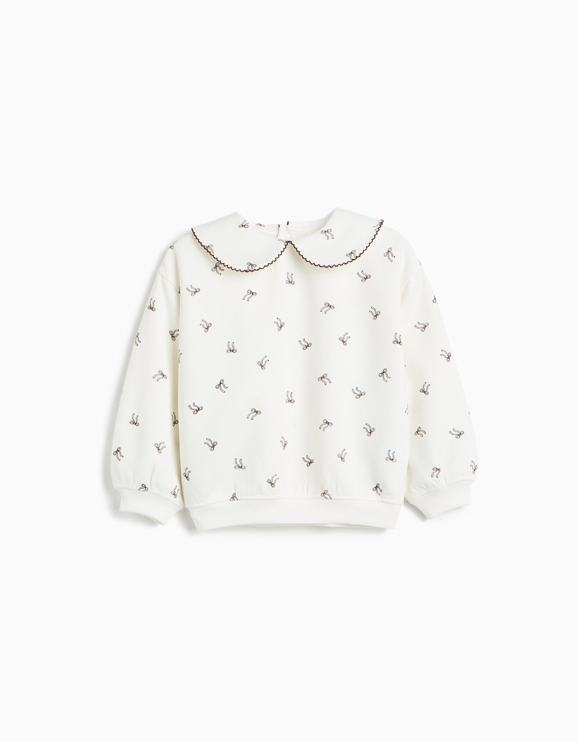 Sweatshirt Estampada, Menina, Branco