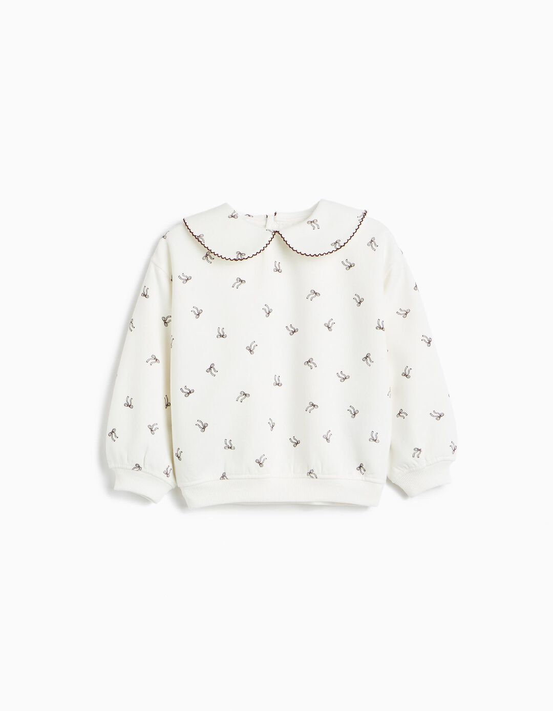 Sweatshirt Estampada, Menina, Branco