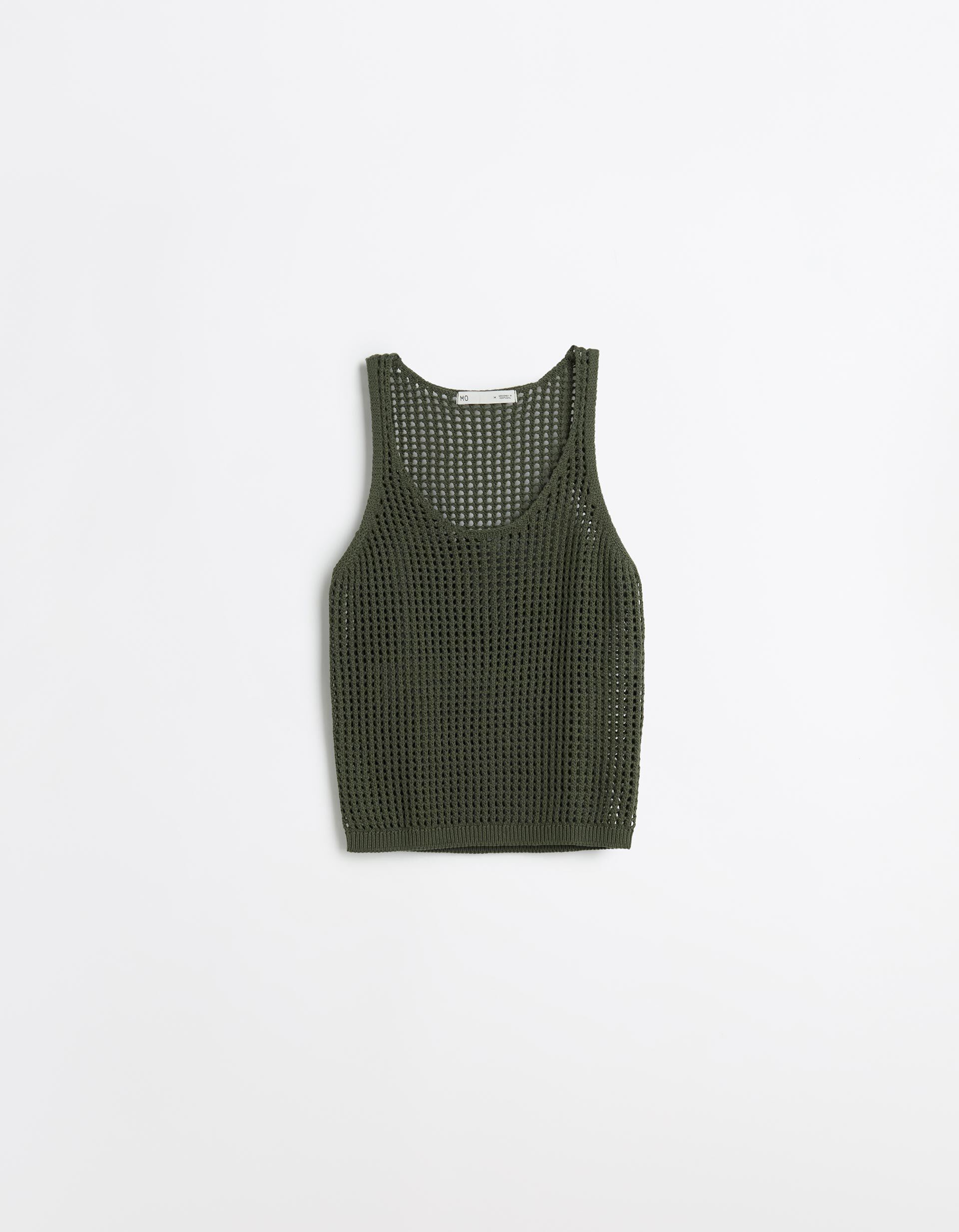 Comprar Online Top de Malha Crochet, Mulher, Verde