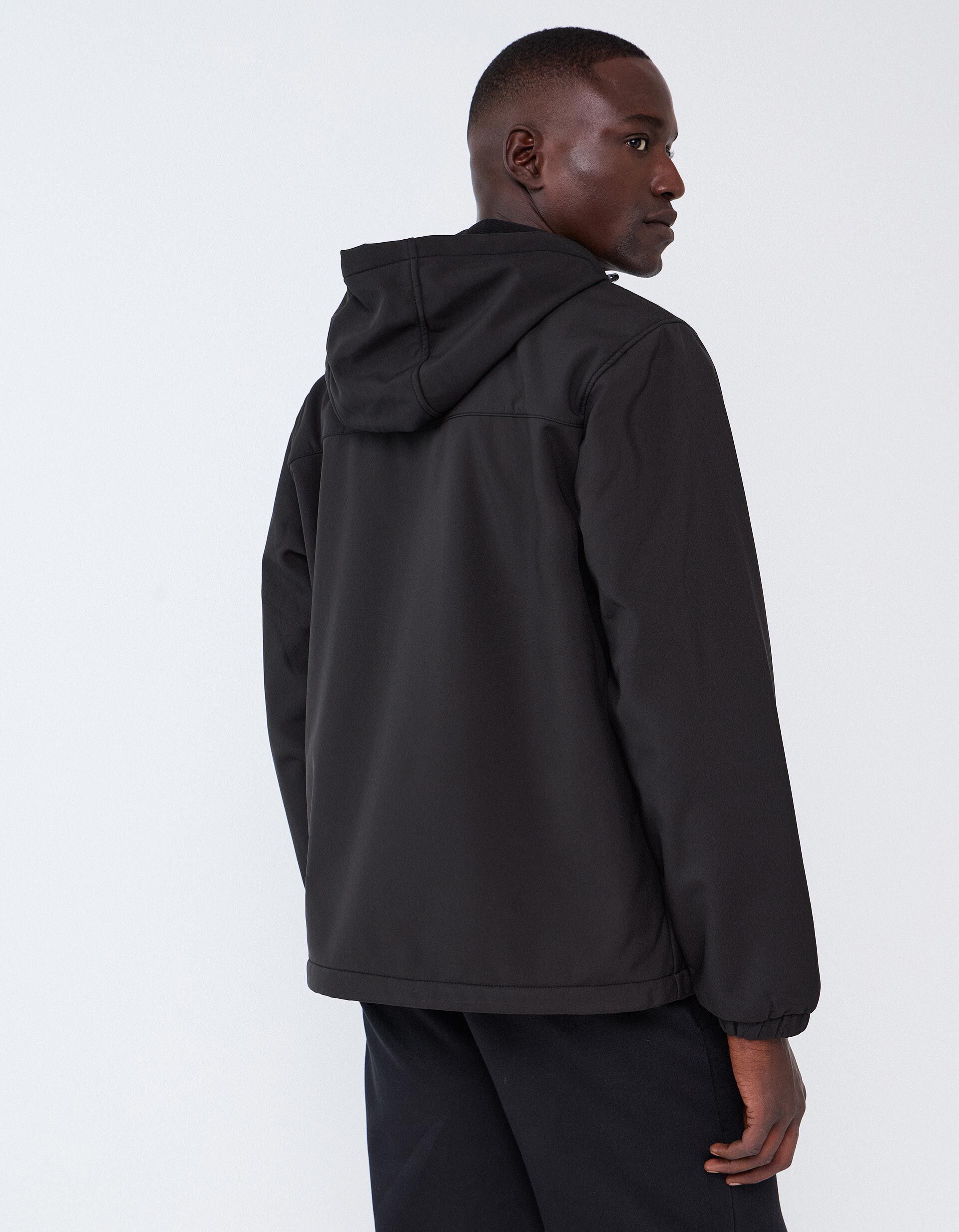 Comprar Online Parka T&eacute;cnica Com Capuz, Homem, Preto
