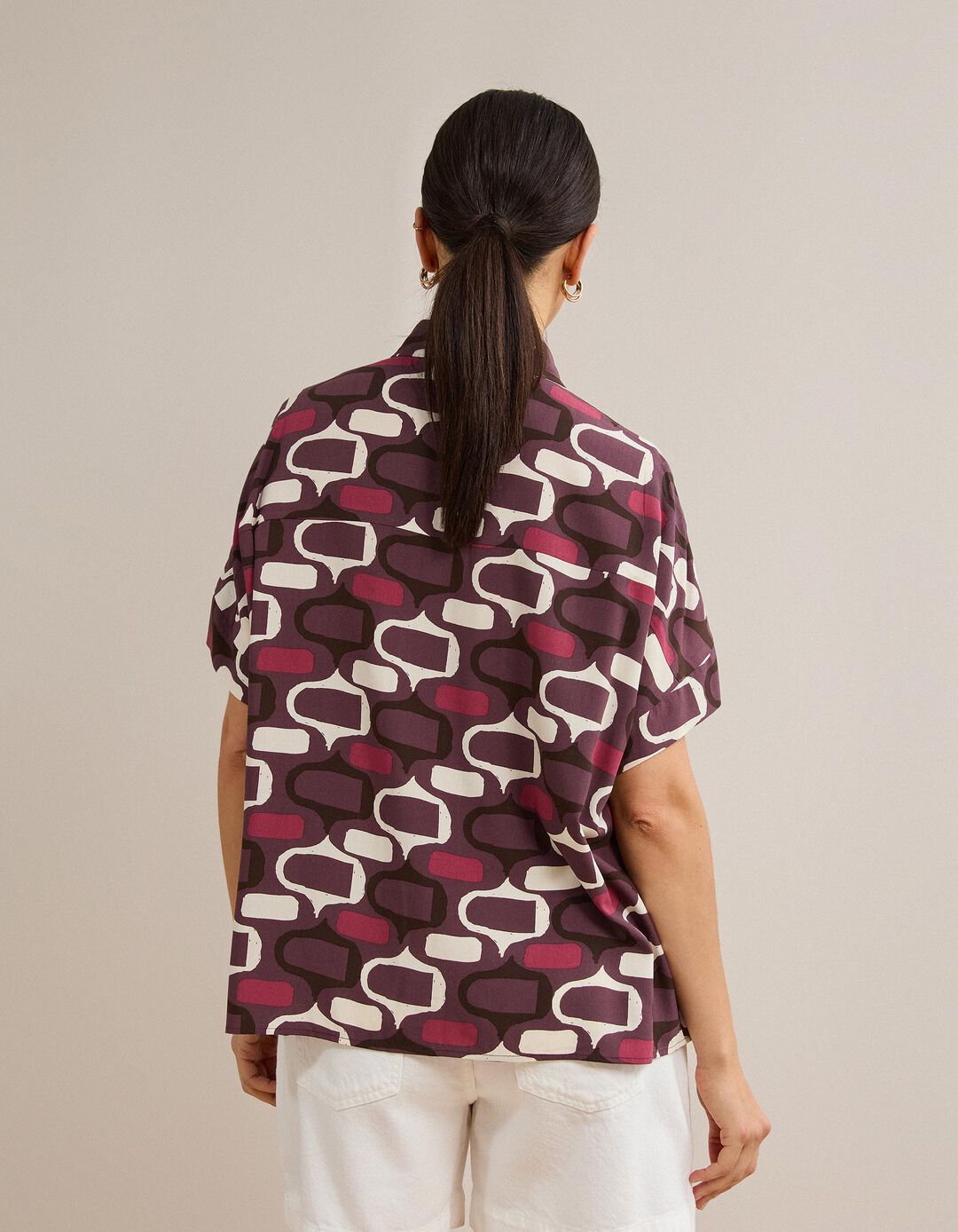 Camisa, Mulher, Vermelho Escuro
