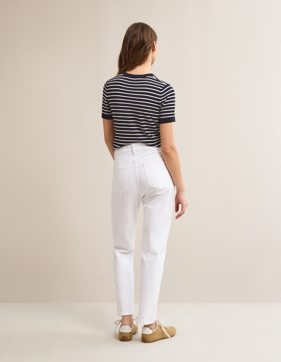 Cal&ccedil;as de Ganga 'Mom Fit', Mulher, Branco