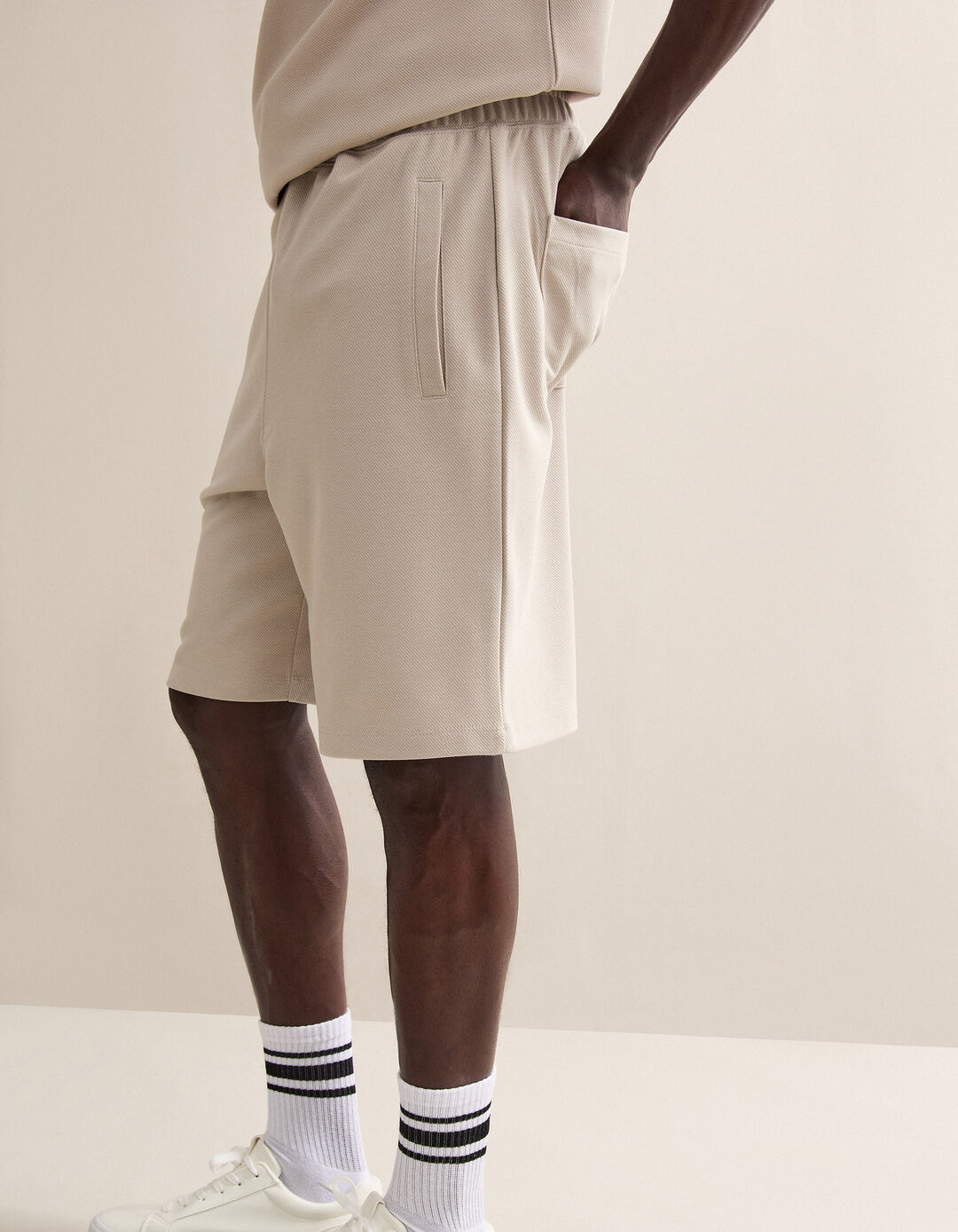 Cal&ccedil;&otilde;es, Homem, Bege