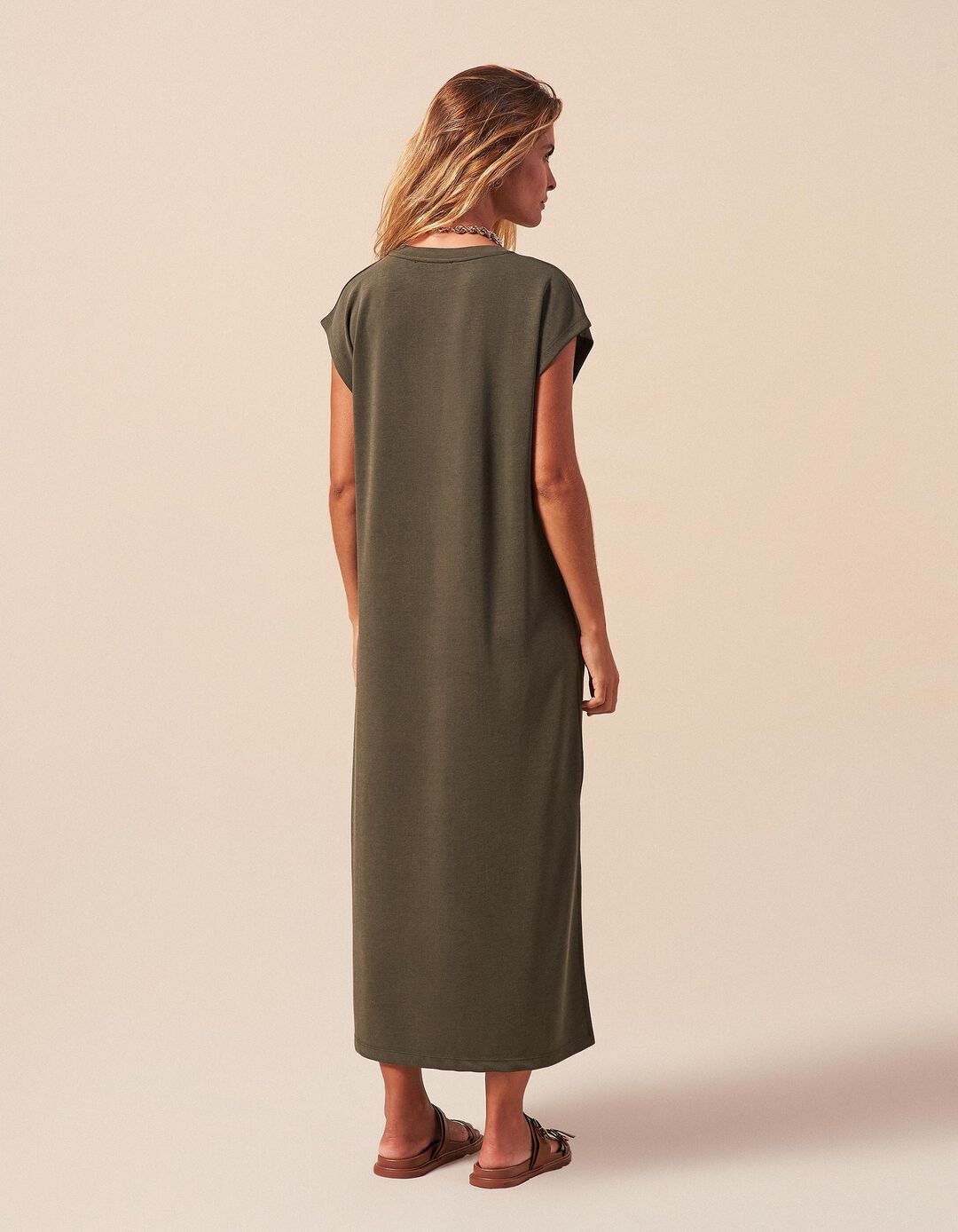 Vestido Midi, Mulher, Verde