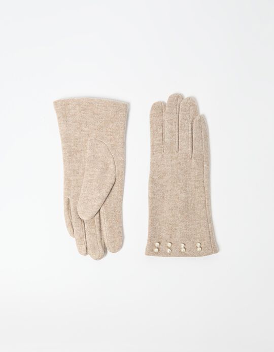 Comprar Online Luvas, Mulher, Bege