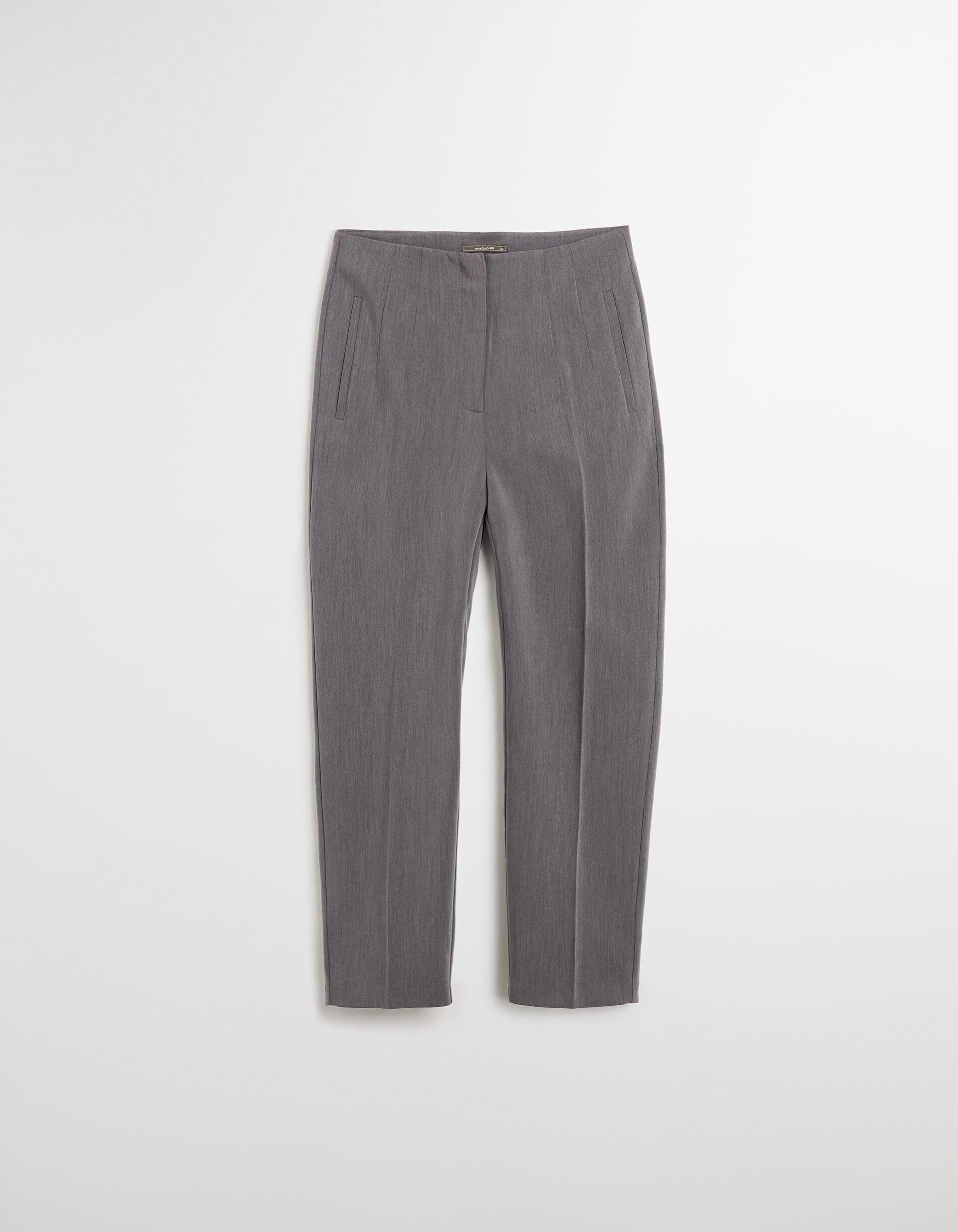 Comprar Online Cal&ccedil;as Cintura Subida, Mulher, Cinzento