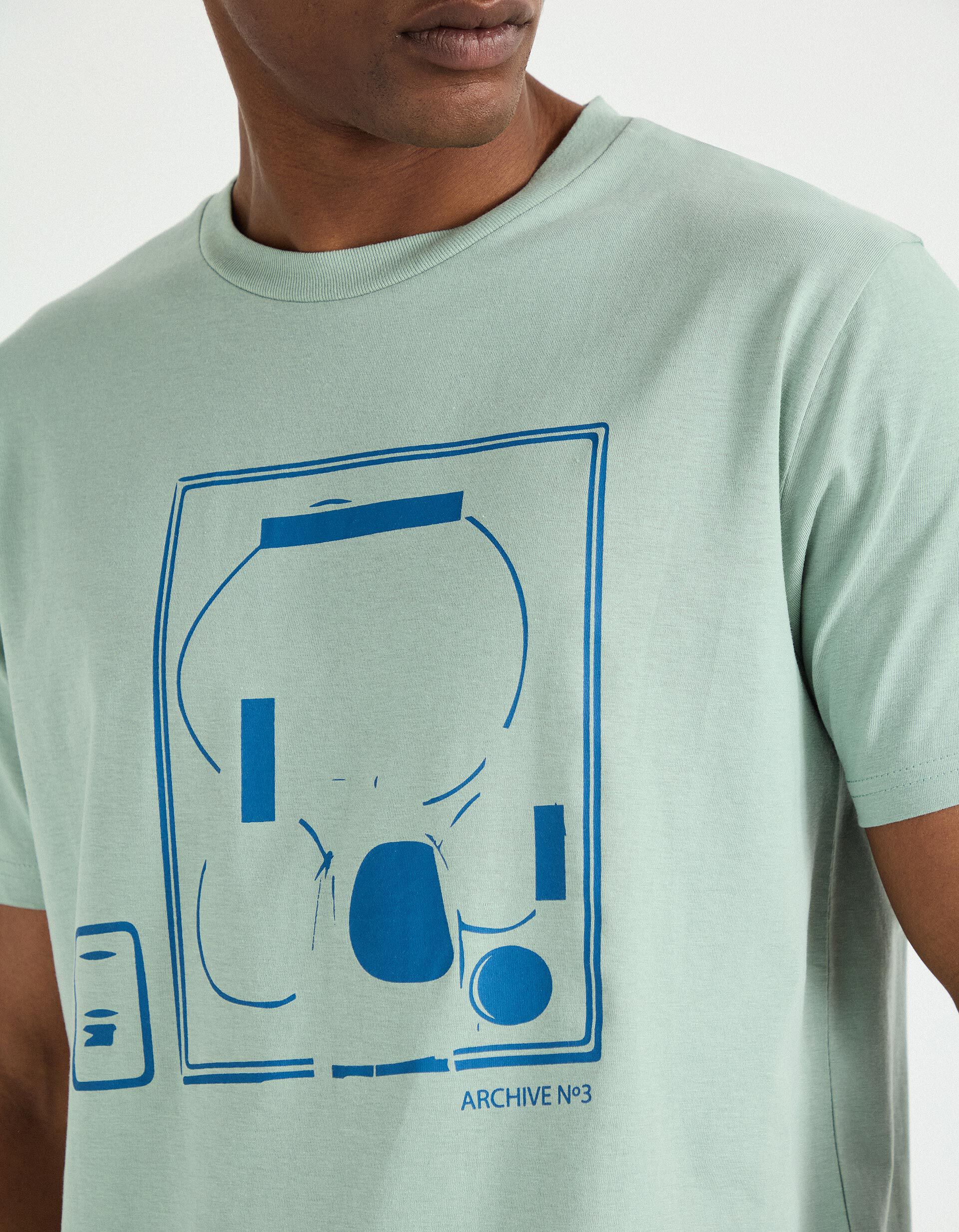 Comprar Online T-shirt Print, Homem, Verde 