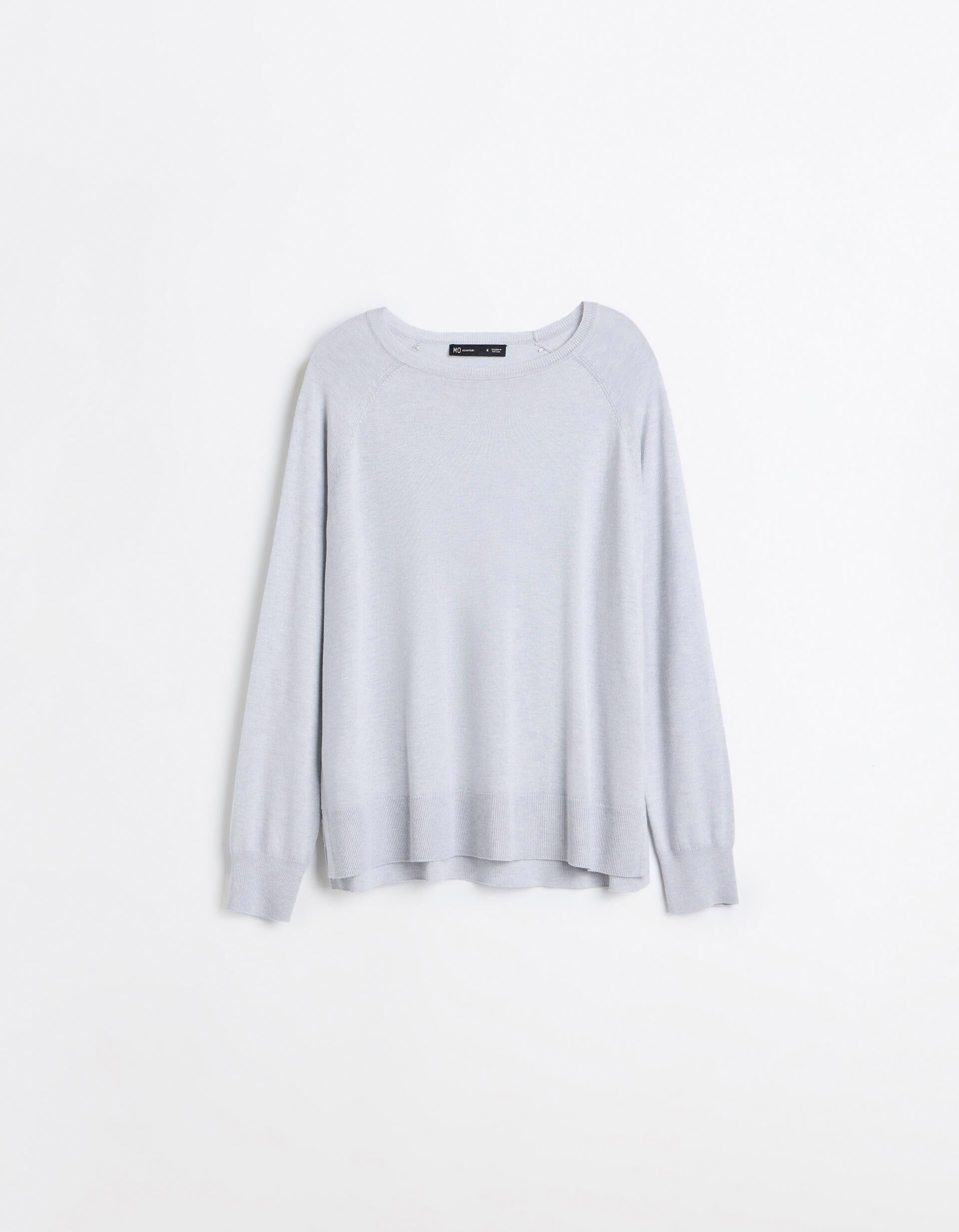 Comprar Online Sweater De Manga Comprida, Mulher, Azul Claro