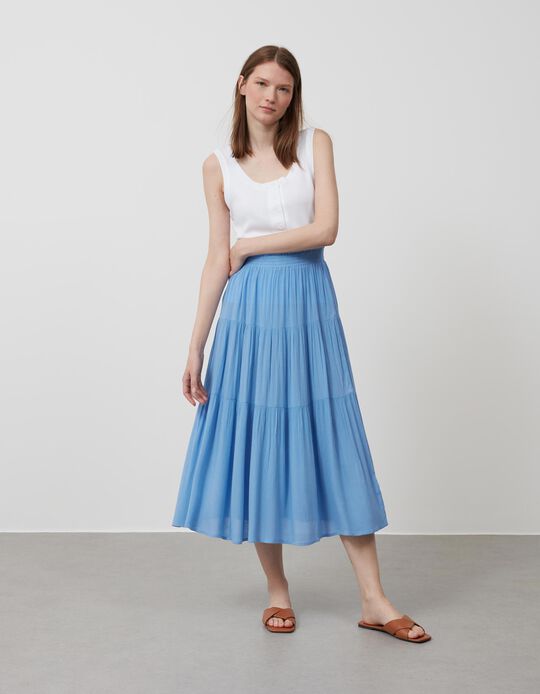 Skirt, Women, Blue