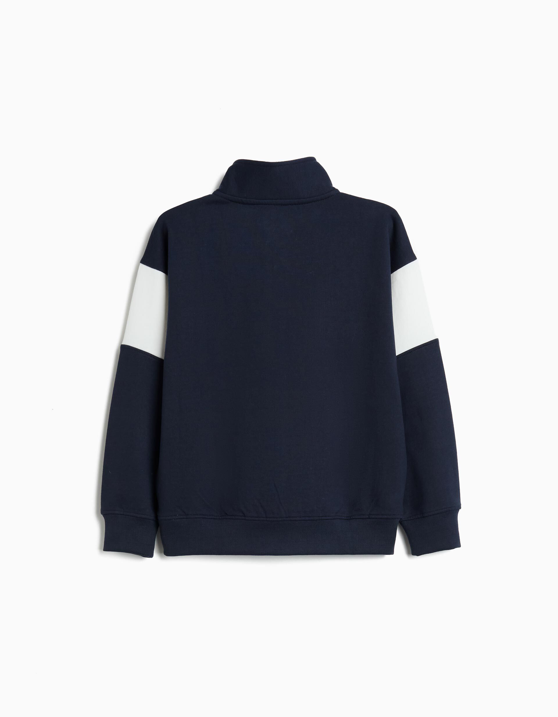 Comprar Online Sweatshirt com Fecho, Menino, Azul Escuro