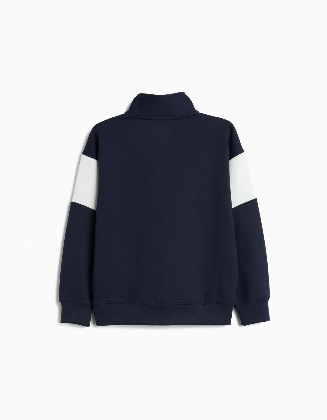 Sweatshirt com Fecho, Menino, Azul Escuro