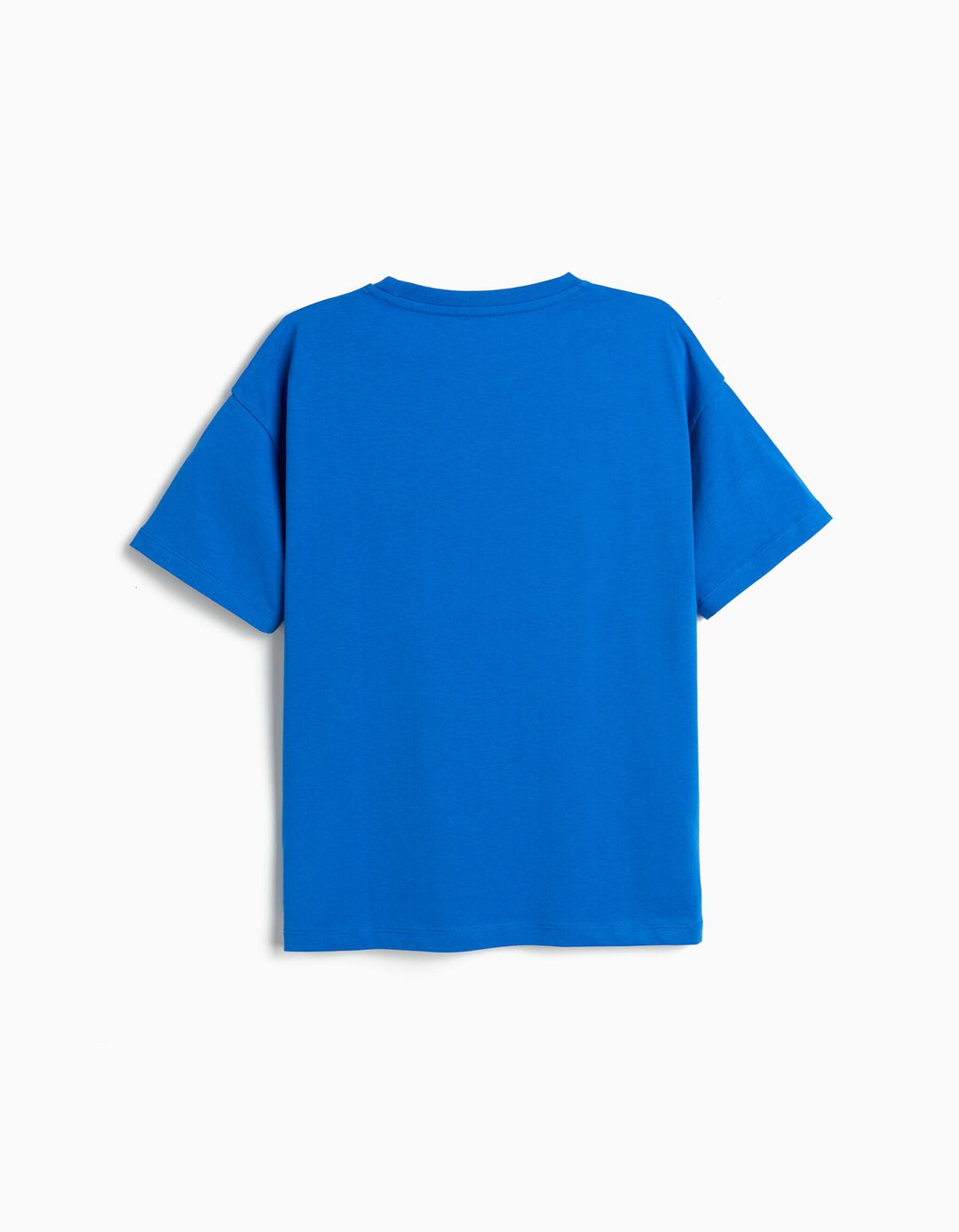 T-shirt Estampada, Menino, Azul