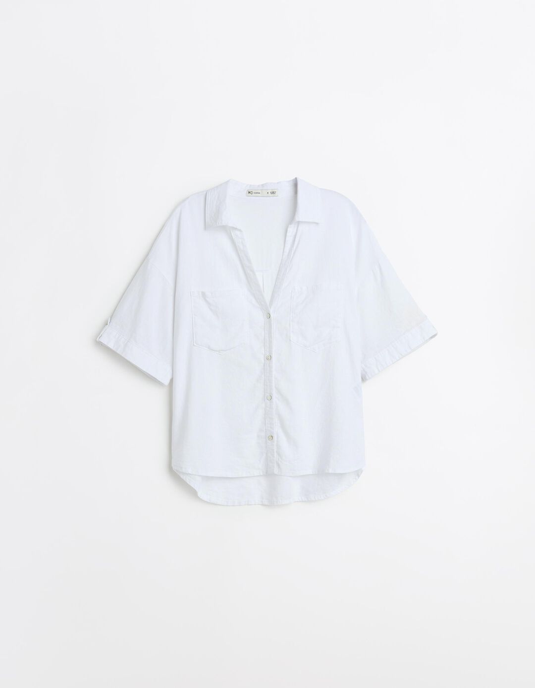 Camisa com Linho, Mulher, Branco