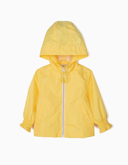 Corta-vento com capuz