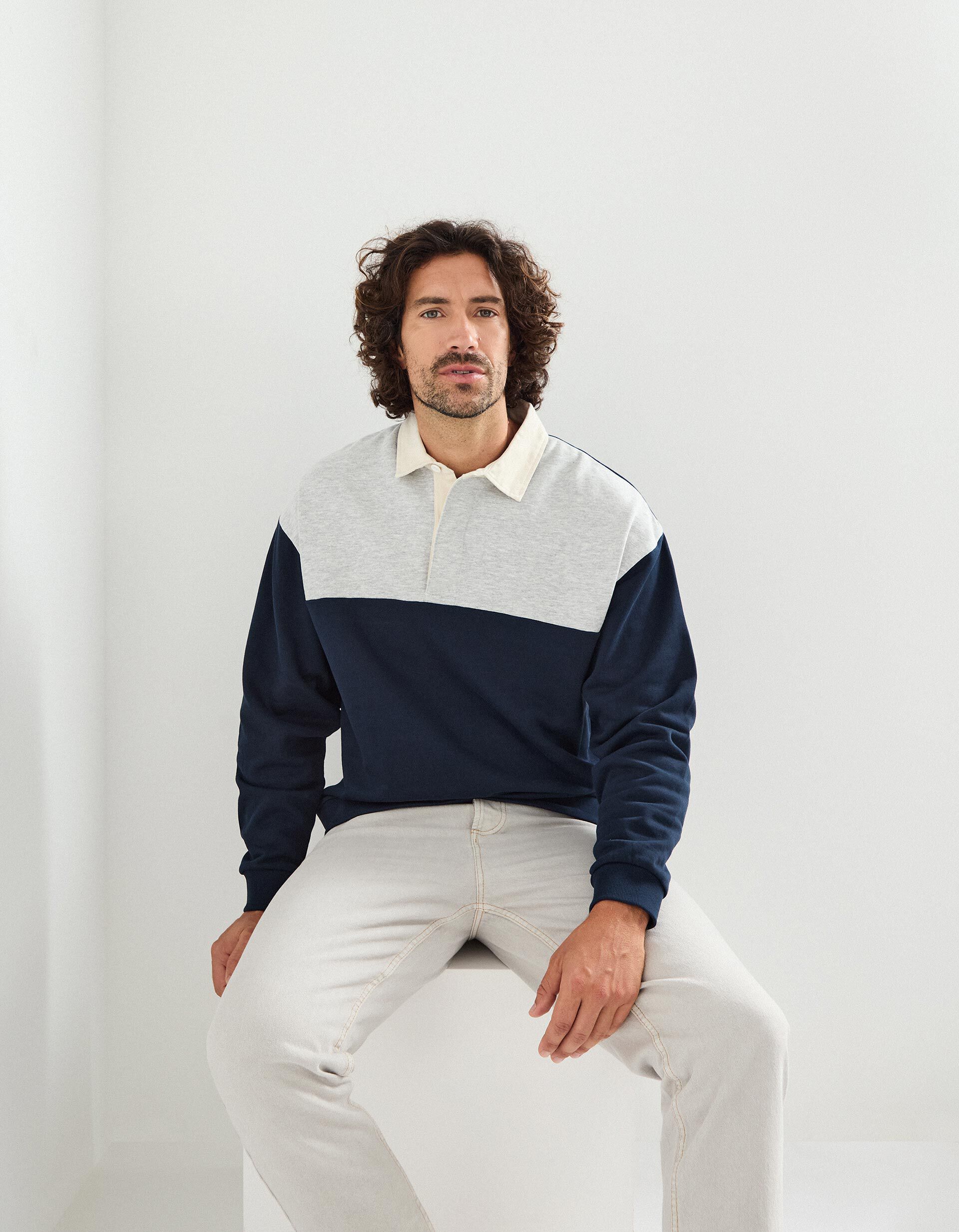 Comprar Online Polo Felpa, Homem, Azul Escuro