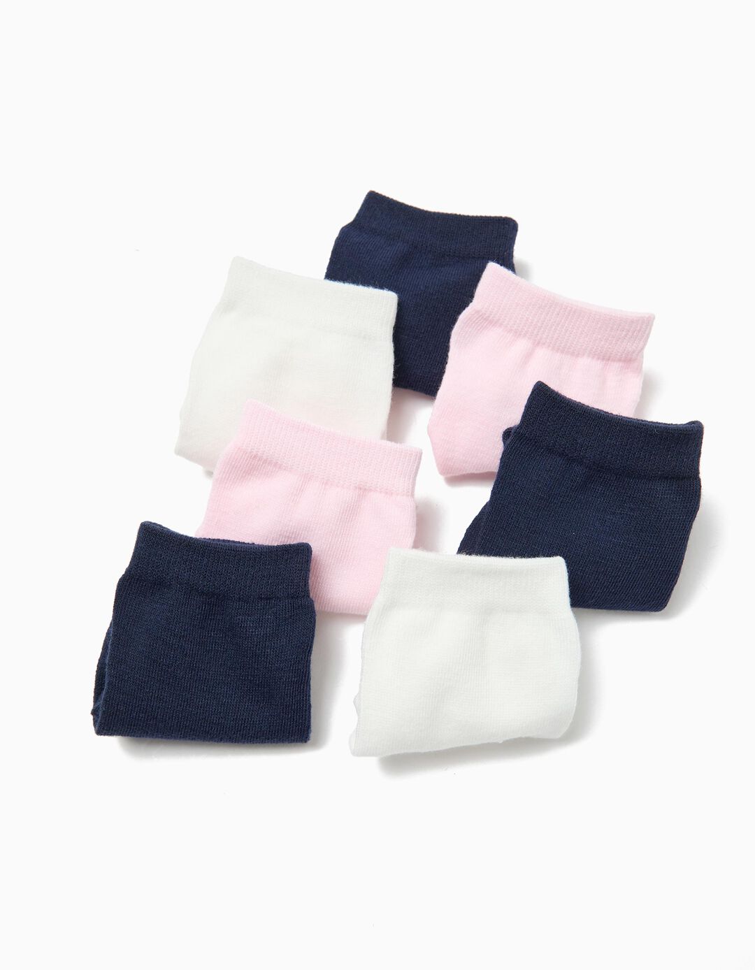 Pack 7 Pares de Meias, Menina, Multicor