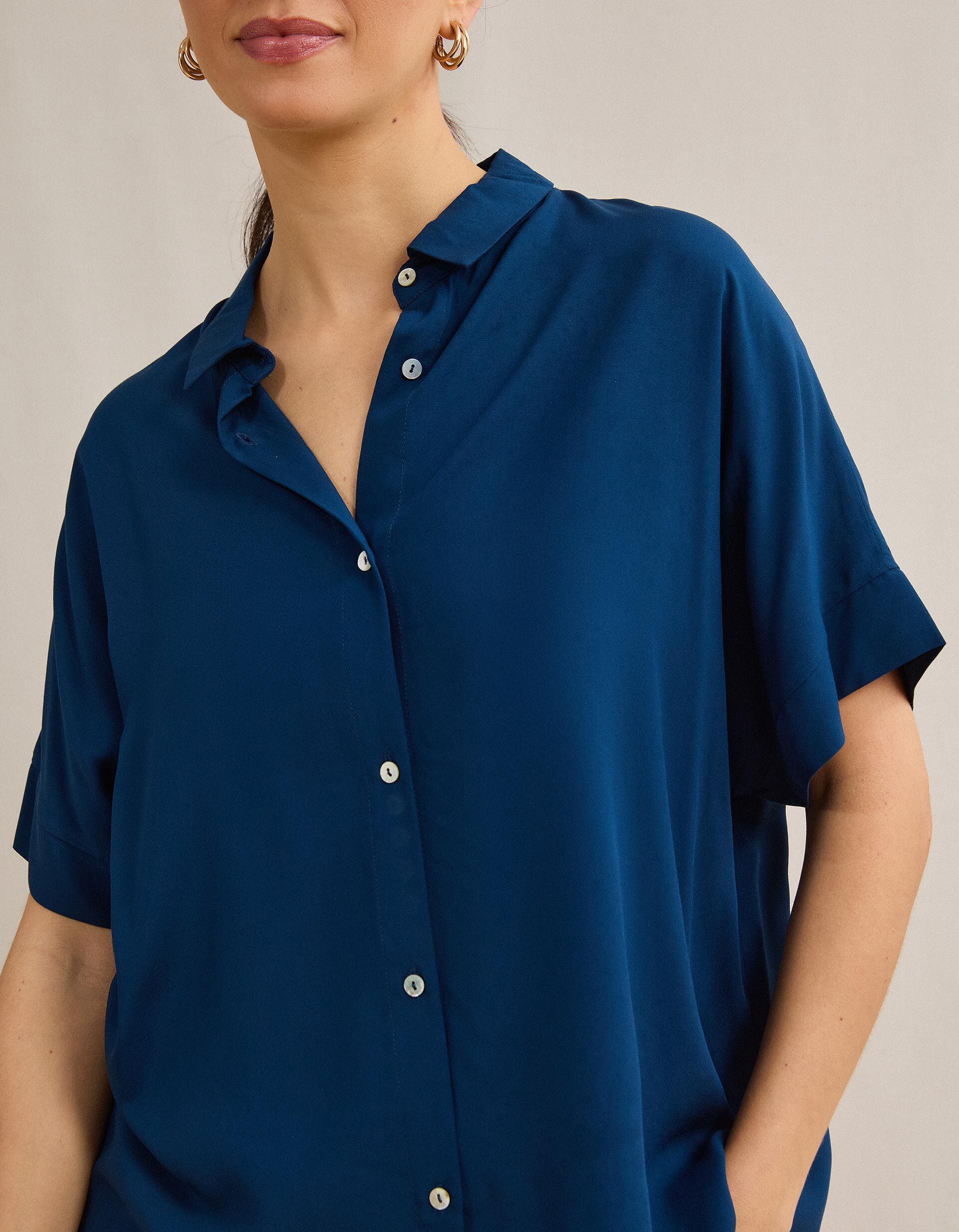 Comprar Online Camisa, Mulher, Azul Escuro