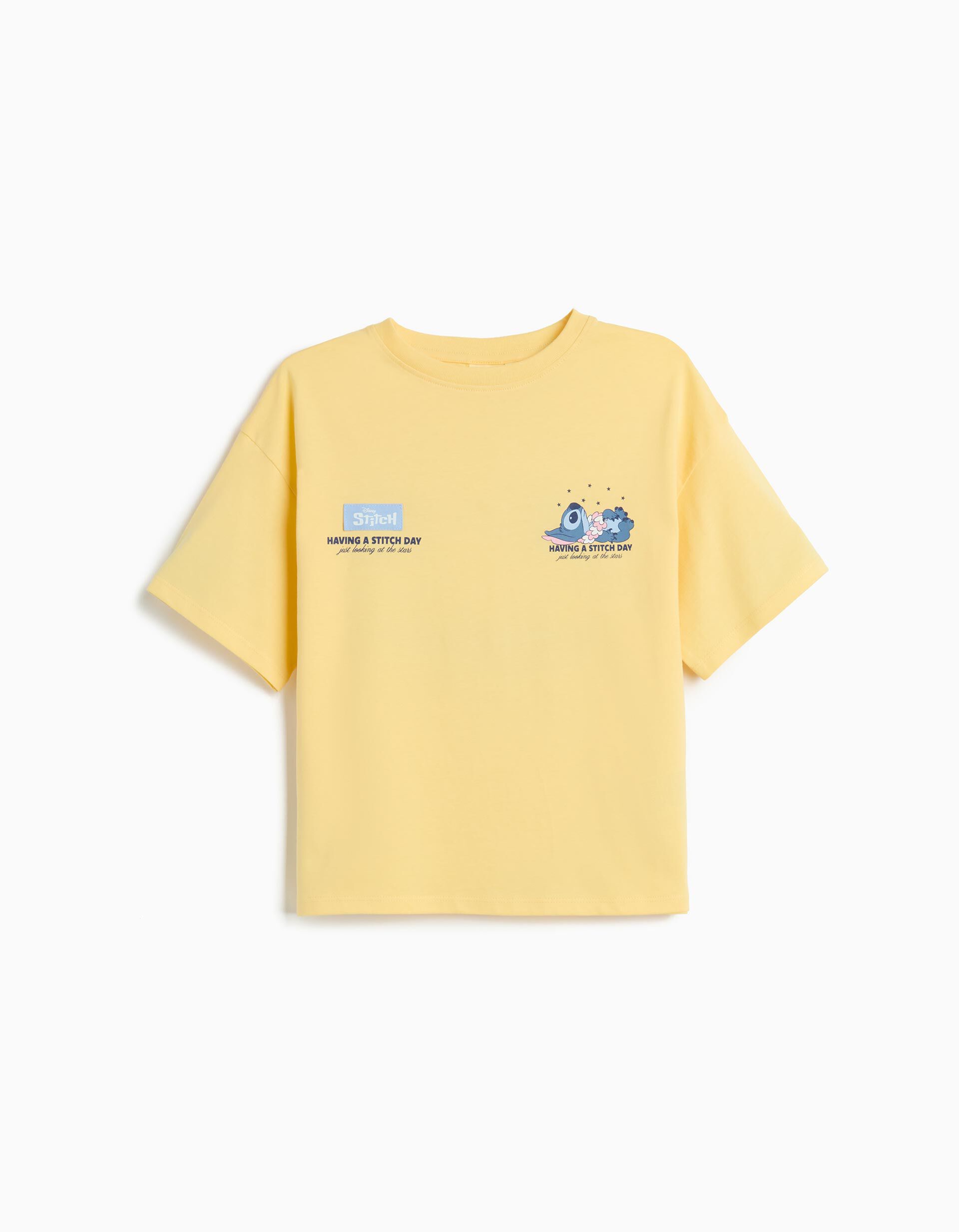 Comprar Online T-shirt 'Stitch' &copy;Disney, Menina, Amarelo Claro