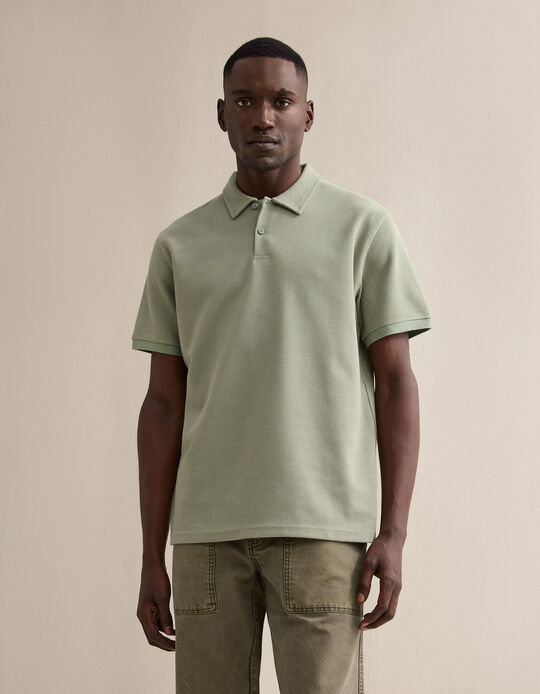 Comprar Online Polo Waffle, Homem, Verde