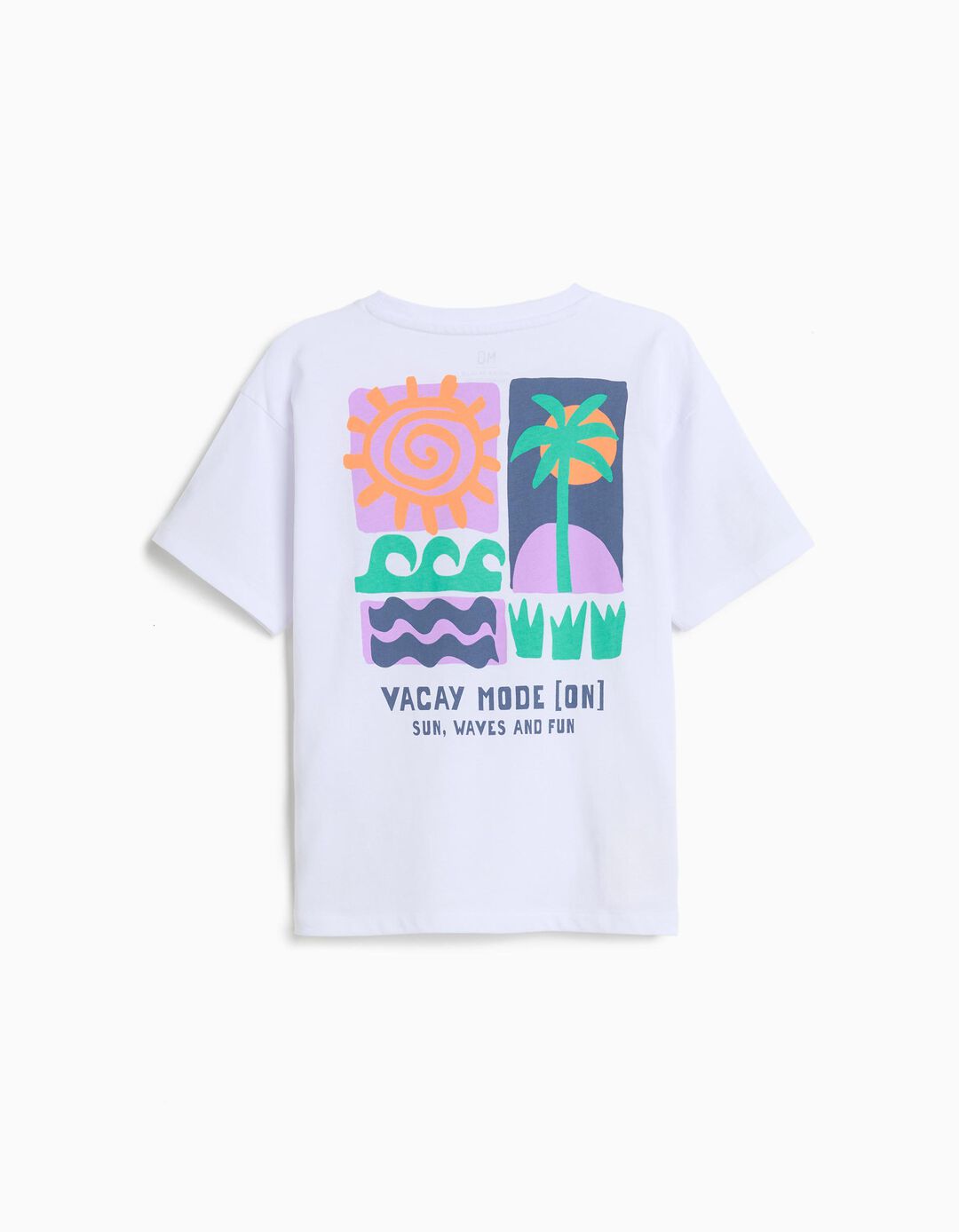 T-shirt Estampada, Menino, Branco