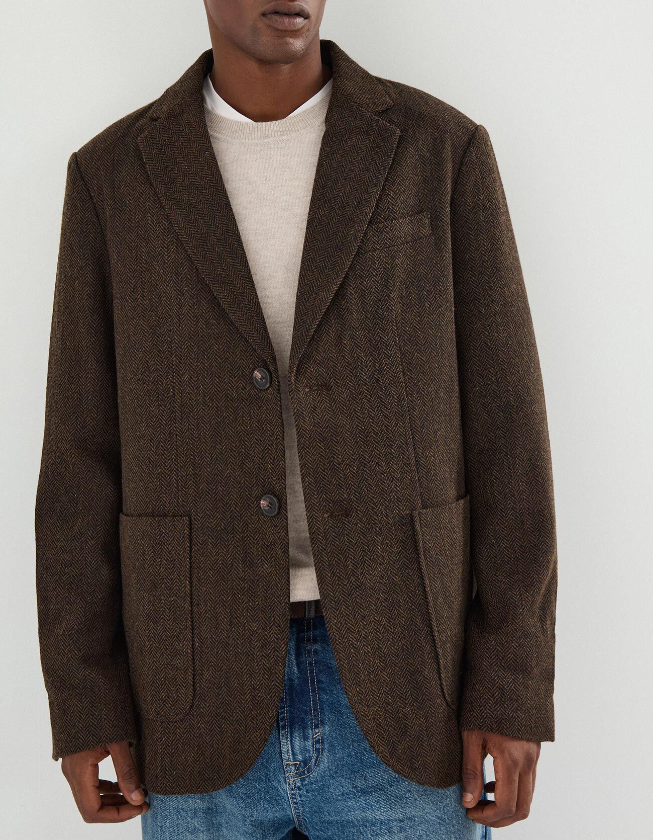 Comprar Online Blazer, Homem, Castanho Escuro