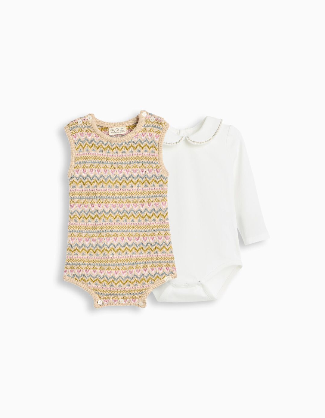 Conjunto Body E Fofo, Rec&eacute;m-Nascido, Cr&uacute;
