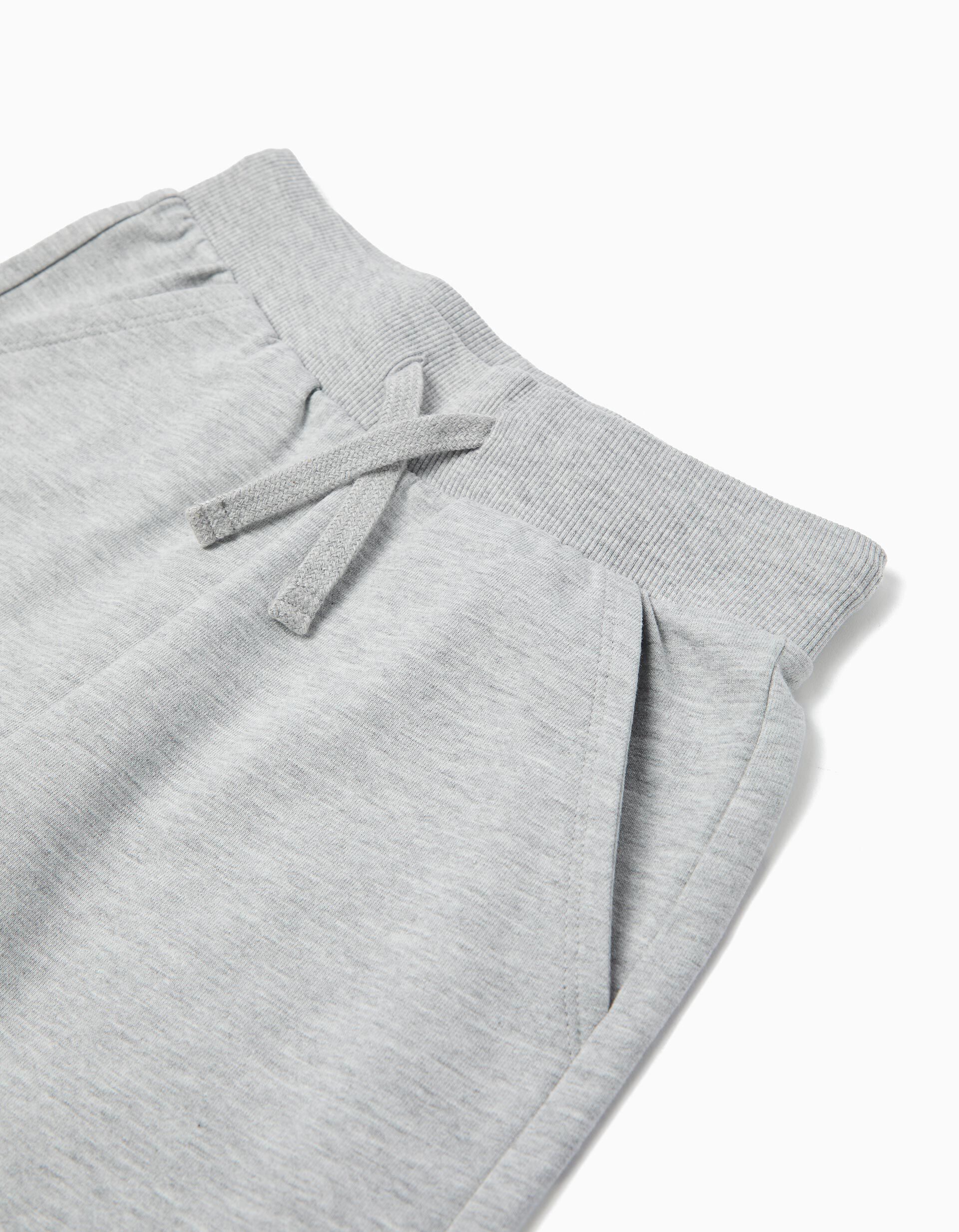 Comprar Online Cal&ccedil;&otilde;es Fleece, Menino, Cinzento Claro