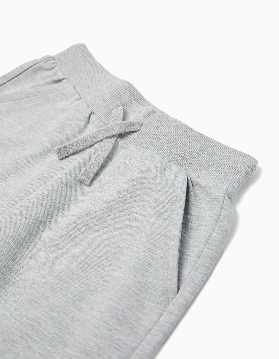 Cal&ccedil;&otilde;es Fleece, Menino, Cinzento Claro