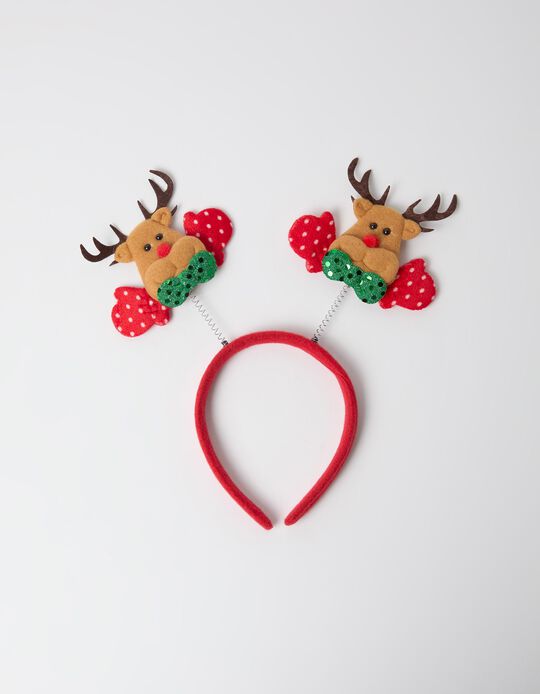 Comprar Online Bandolete De Natal Com Rena, Mulher, Vermelho