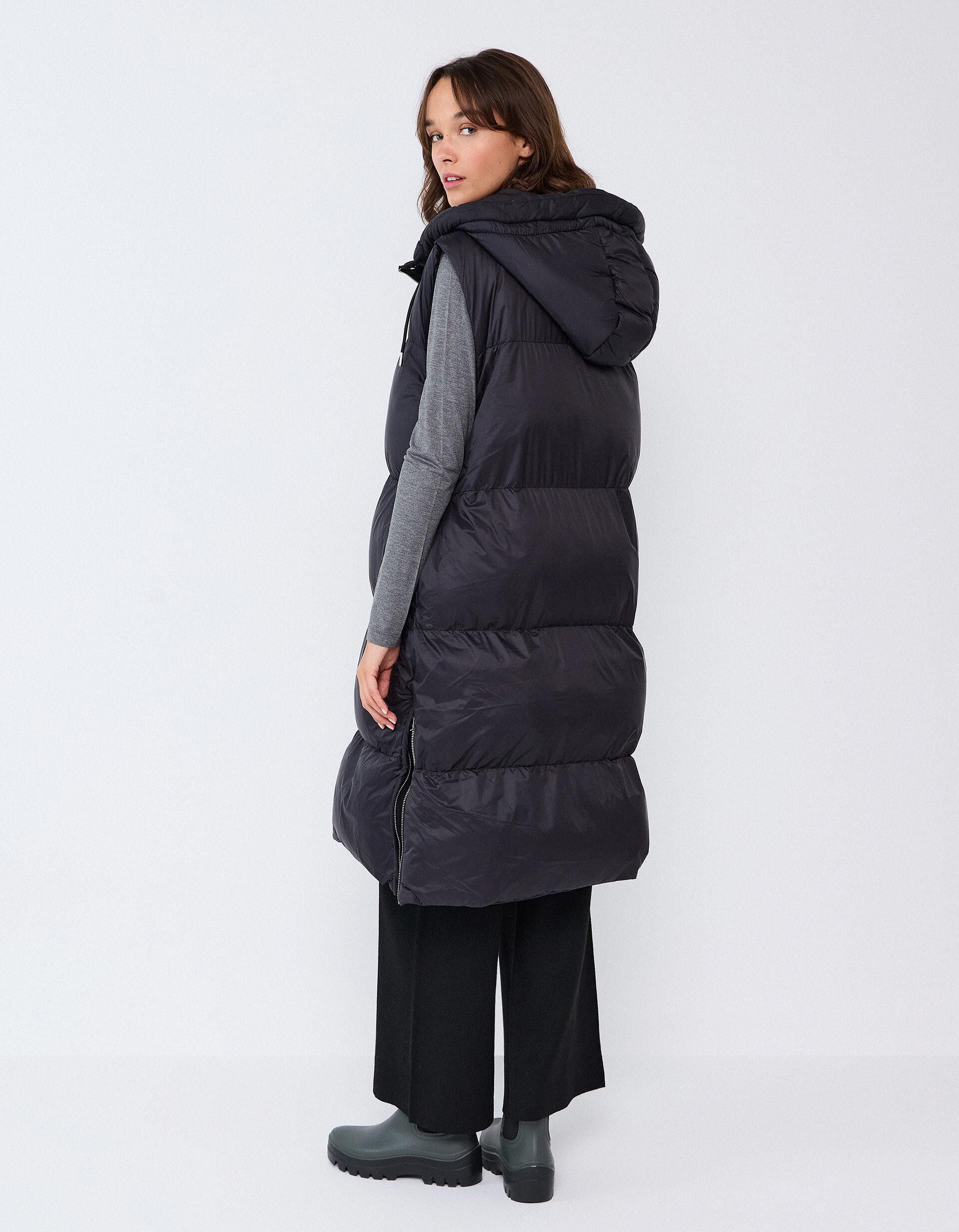 Comprar Online Colete Acolchoado Com Capuz, Mulher, Preto