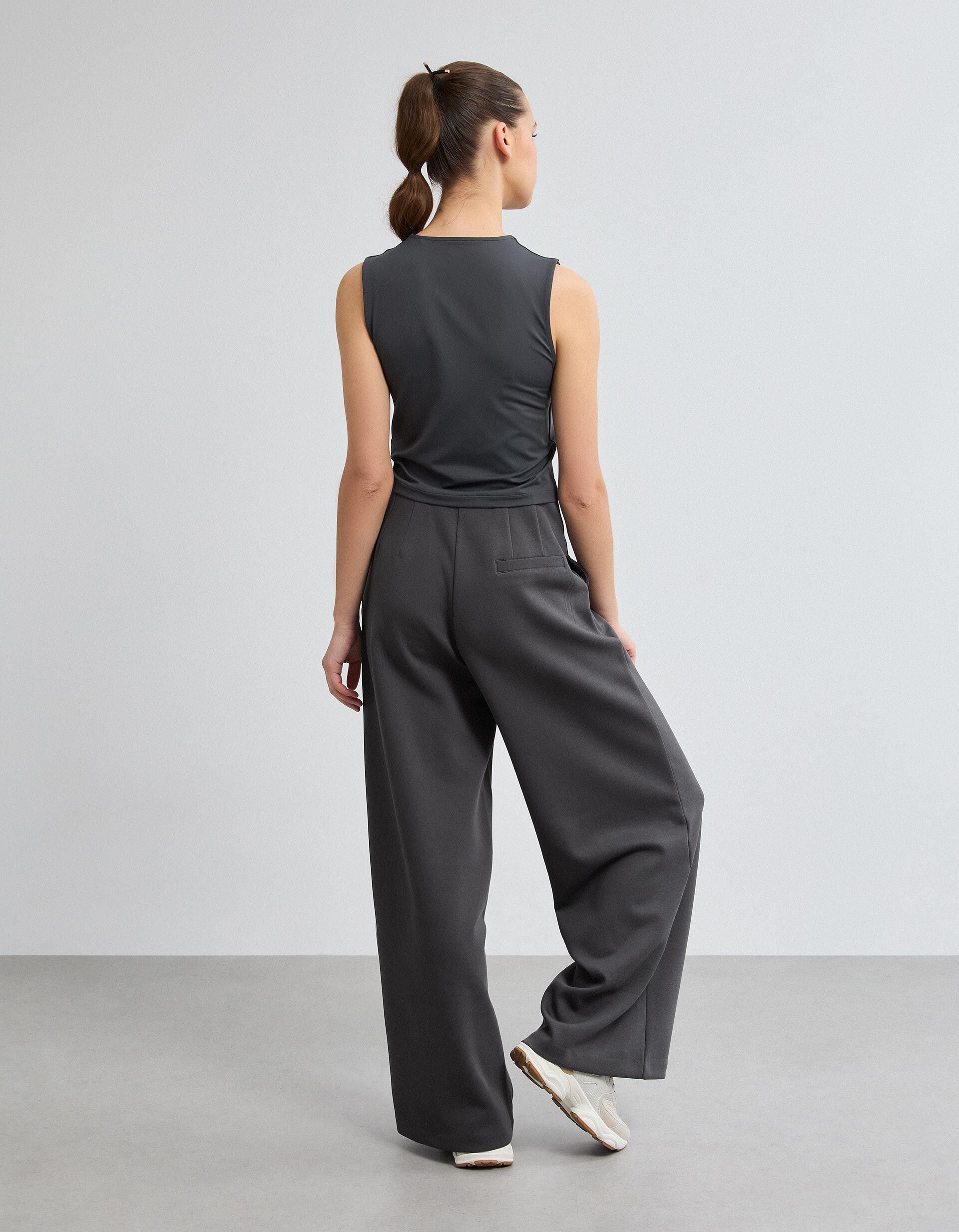 Comprar Online Cal&ccedil;as Piquet, Mulher, Cinzento