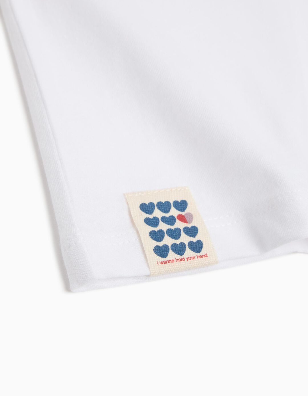 T-shirt Dia dos Namorados, Menino, Branco