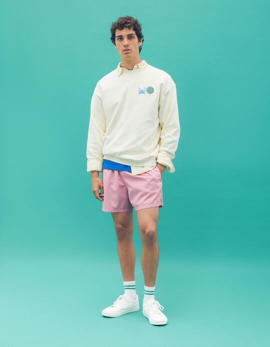 Comprar Online Sweatshirt de Felpa, Homem, Cru