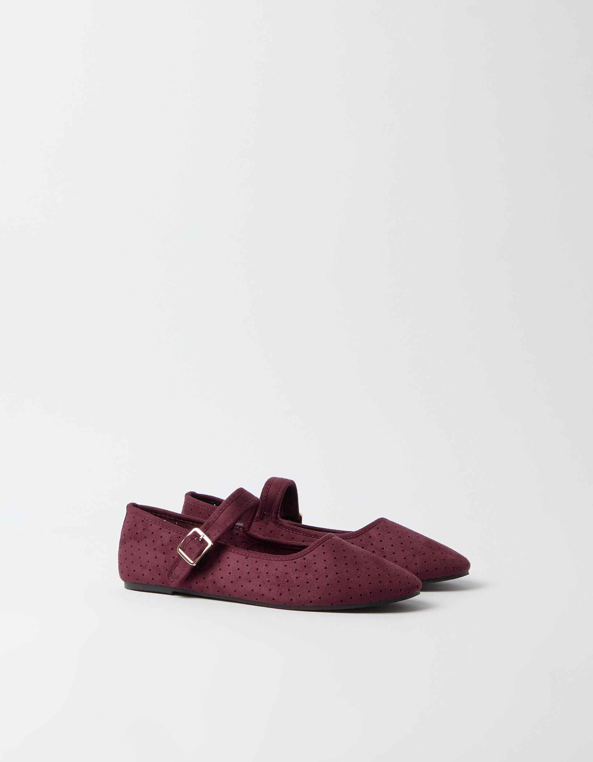 Comprar Online Sabrinas Rasas, Mulher, Vermelho Escuro