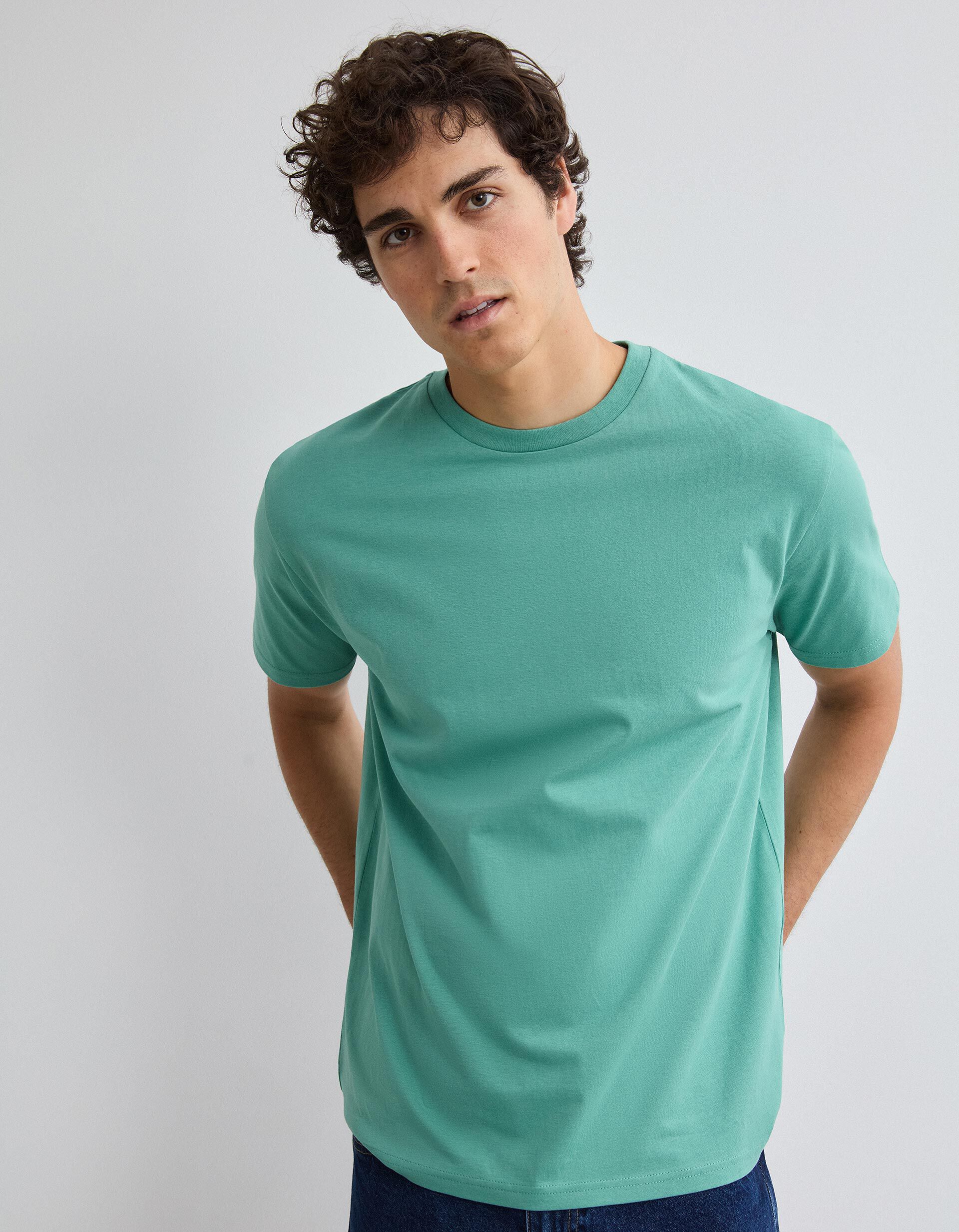 Comprar Online T-shirt Manga Curta, Homem, Verde Claro