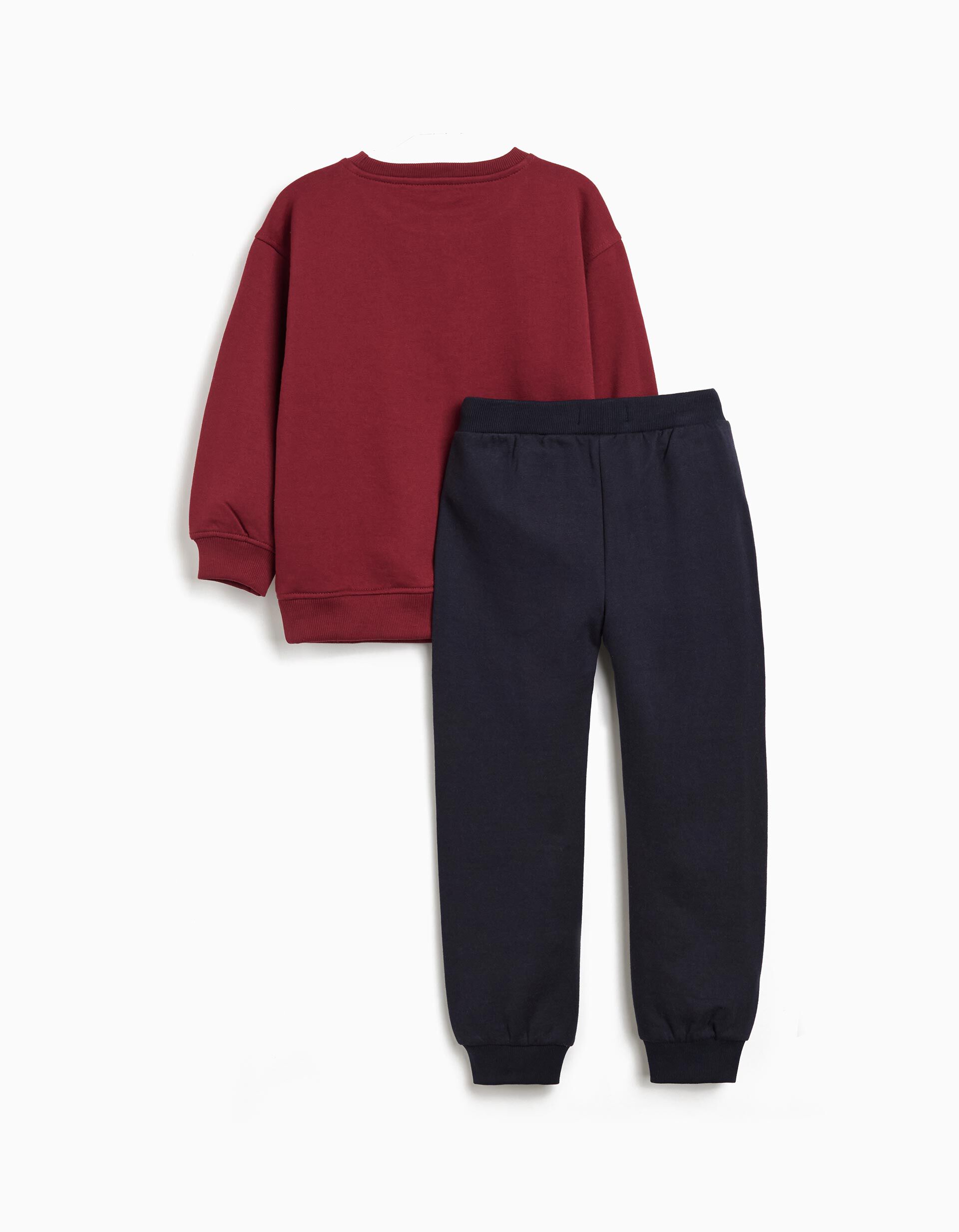 Comprar Online Conjunto de Jogging, Menino, Vermelho Escuro