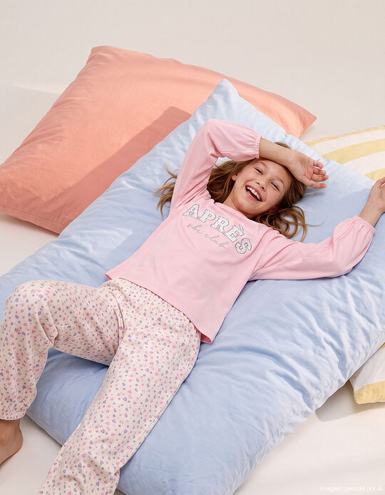 Comprar Online Pijama Interlock, Menina, Rosa