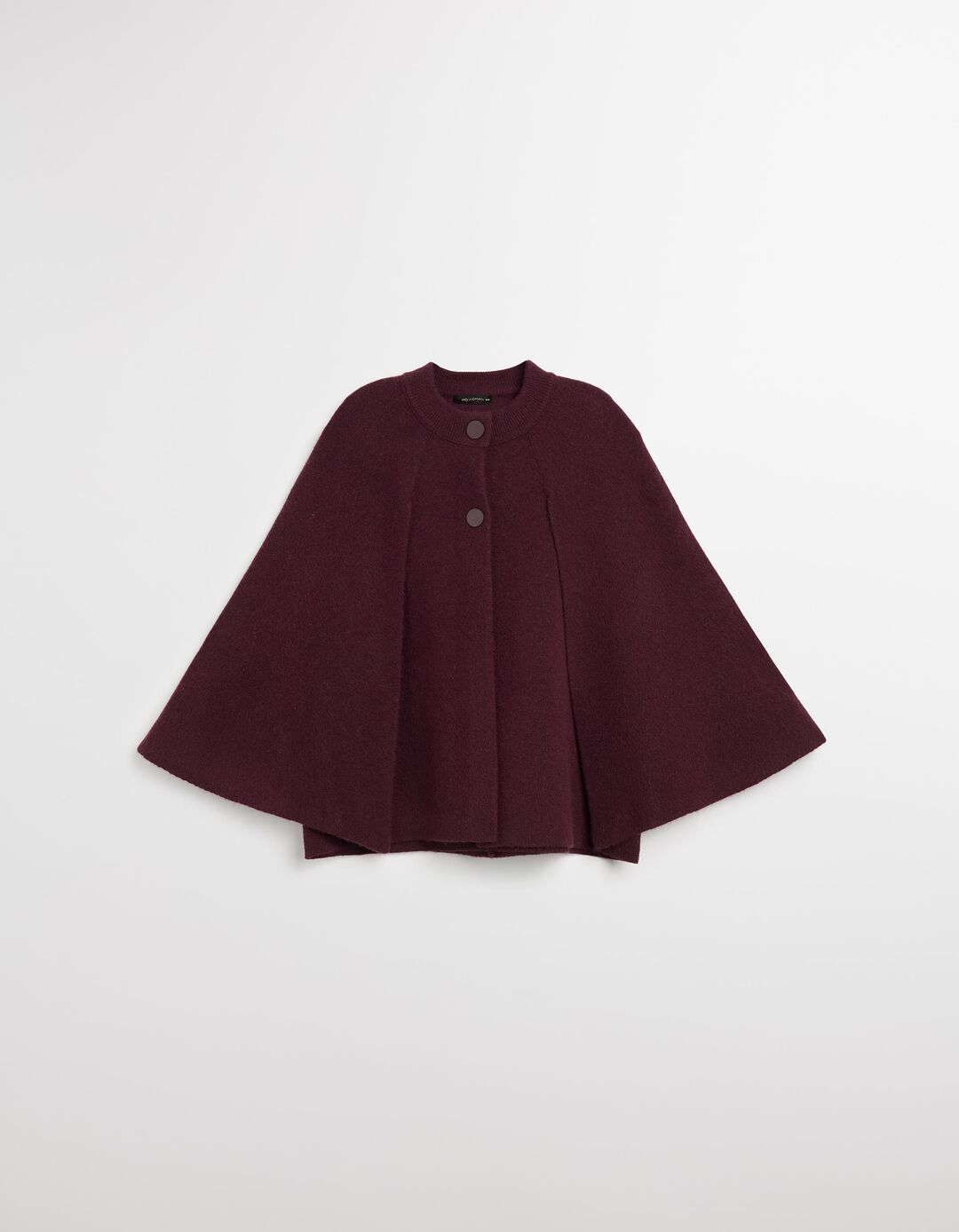 Capa de Malha, Mulher, Vermelho Escuro