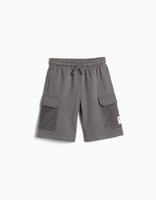 Comprar Online Cal&ccedil;&otilde;es Cargo, Menino, Cinzento