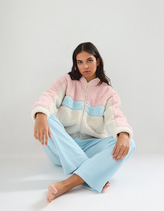 Comprar Online Casaco Sherpa, Mulher, Cru 