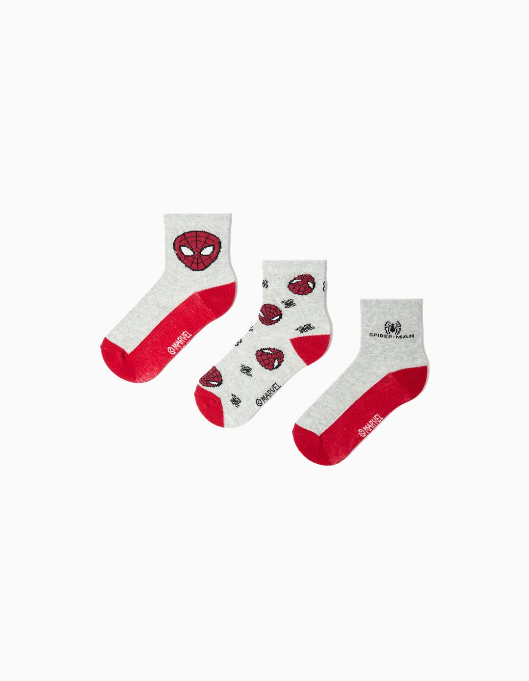 Pack 3 Meias 'Spider-Man' ©Disney, Menino, Multicor