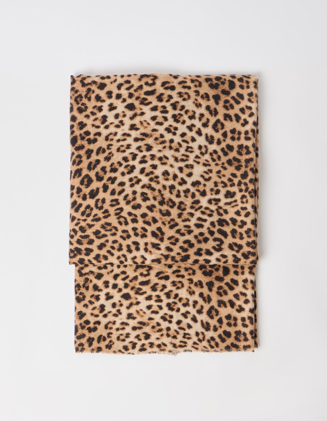 Len&ccedil;o Animal Print, Mulher, Castanho
