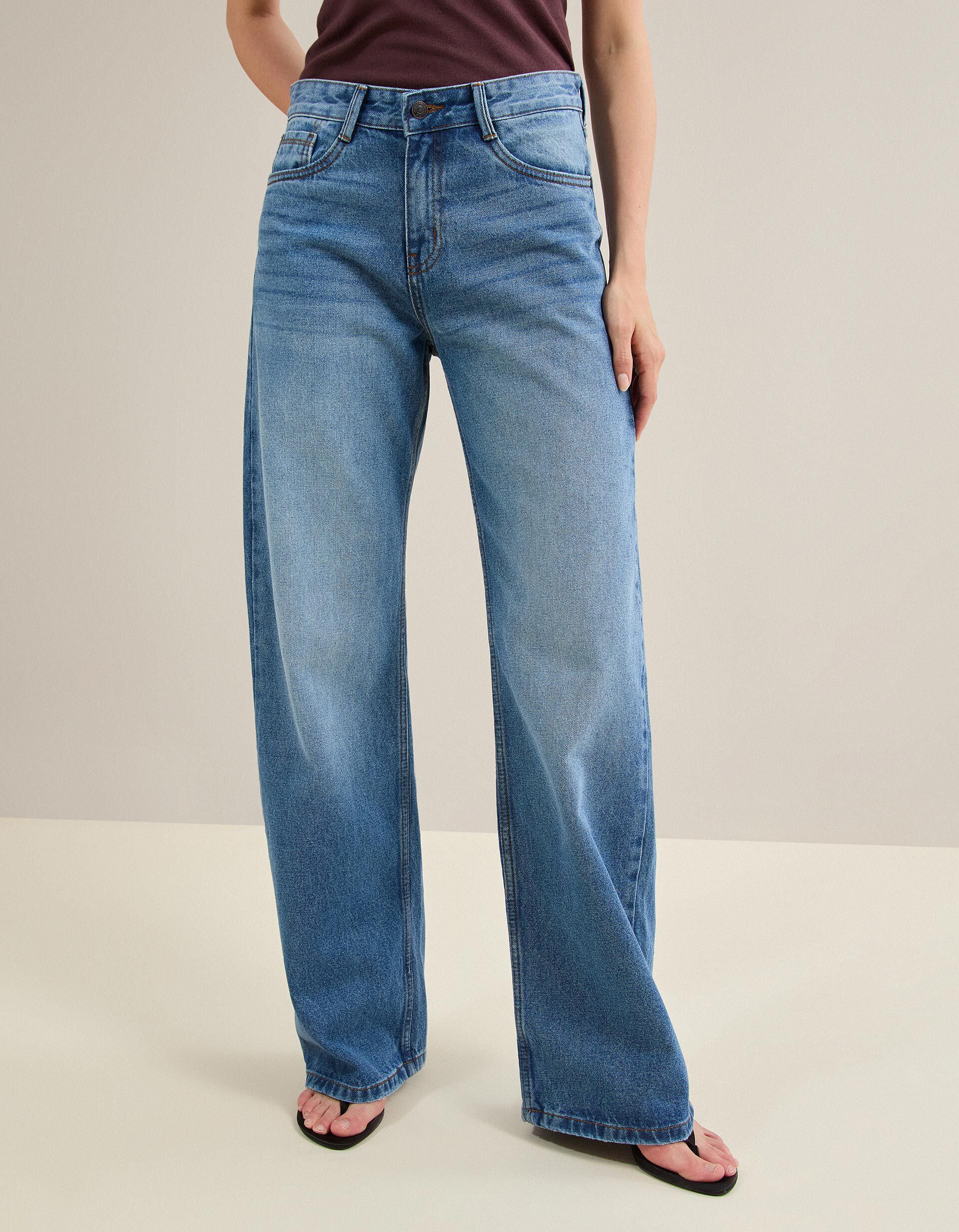 Comprar Online Cal&ccedil;as De Ganga 'Wide Leg', Mulher, Azul 