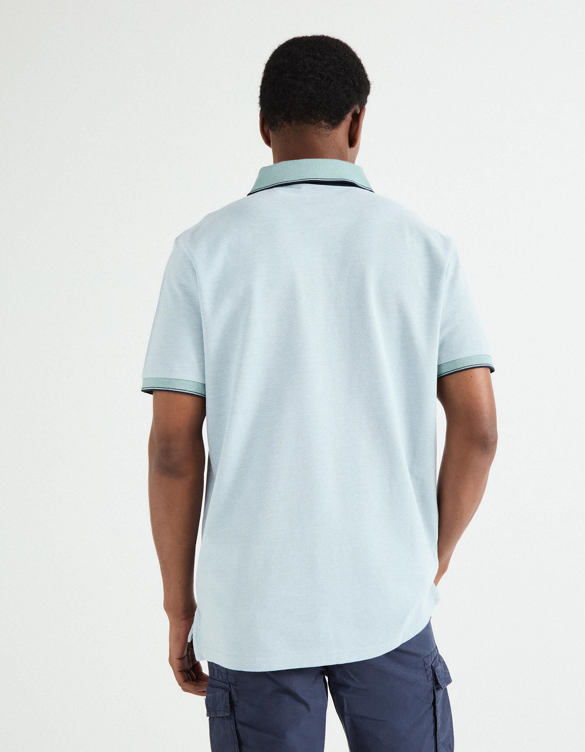 Comprar Online Polo Piquet Manga Curta, Homem, Azul Claro