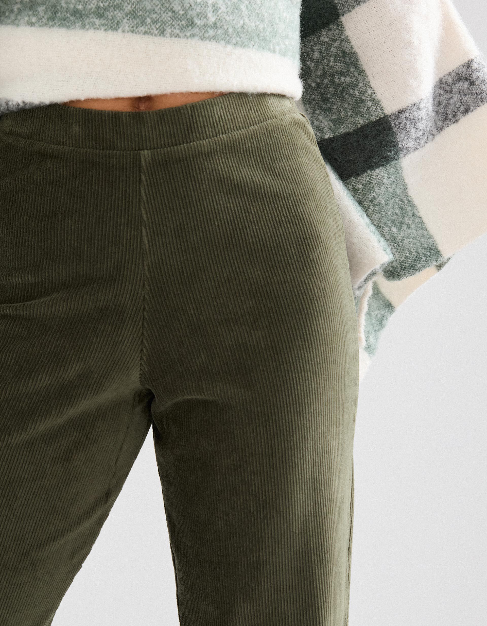 Comprar Online Cal&ccedil;as, Mulher, Verde Escuro