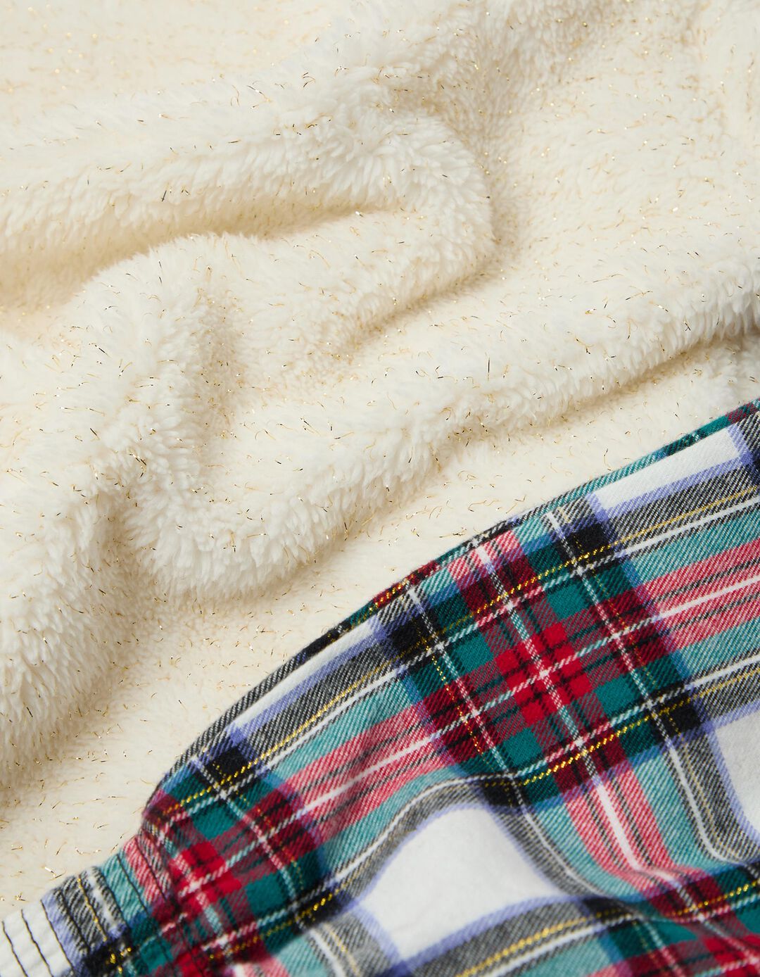 Pijama de Flanela, Mulher, Cru