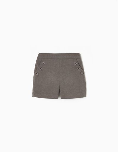 Shorts for Baby Girls 'B&S', Grey