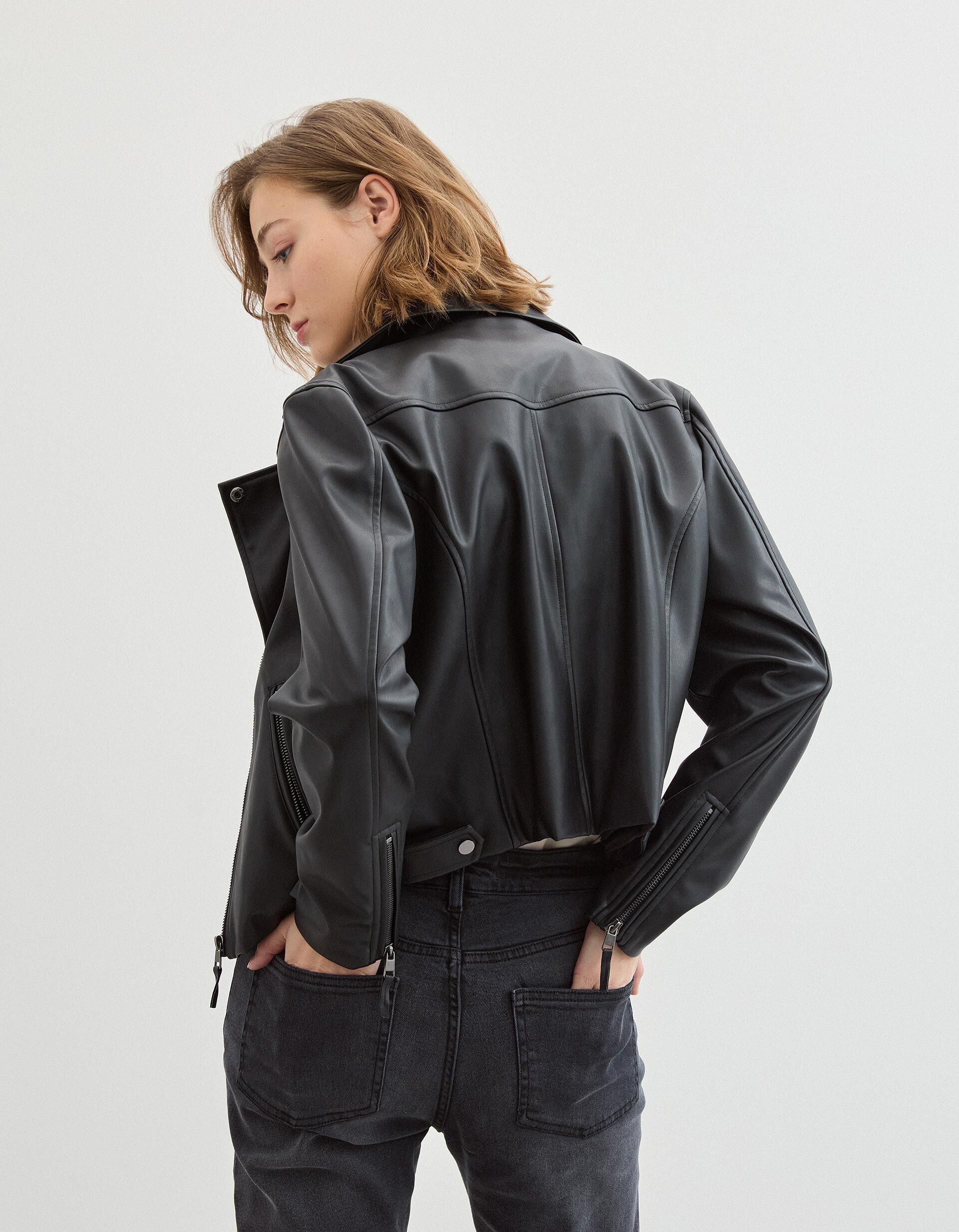 Comprar Online Casaco 'Biker', Mulher, Preto