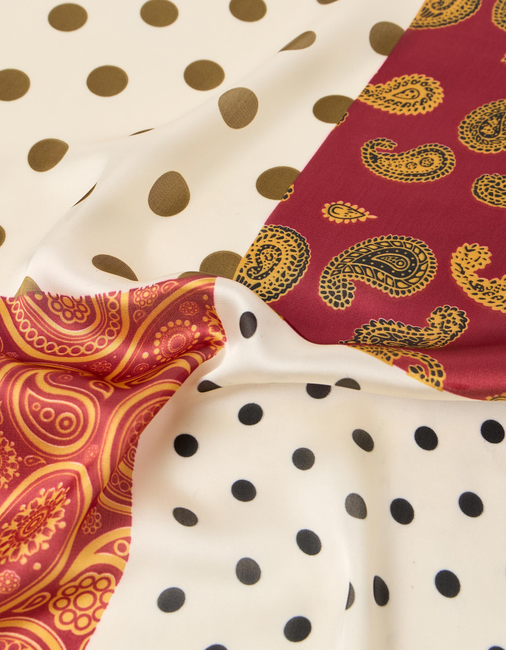 Comprar Online Len&ccedil;o Paisley E Dots, Mulher, Multicolor