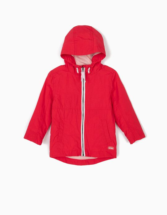 Corta-vento  com capuz